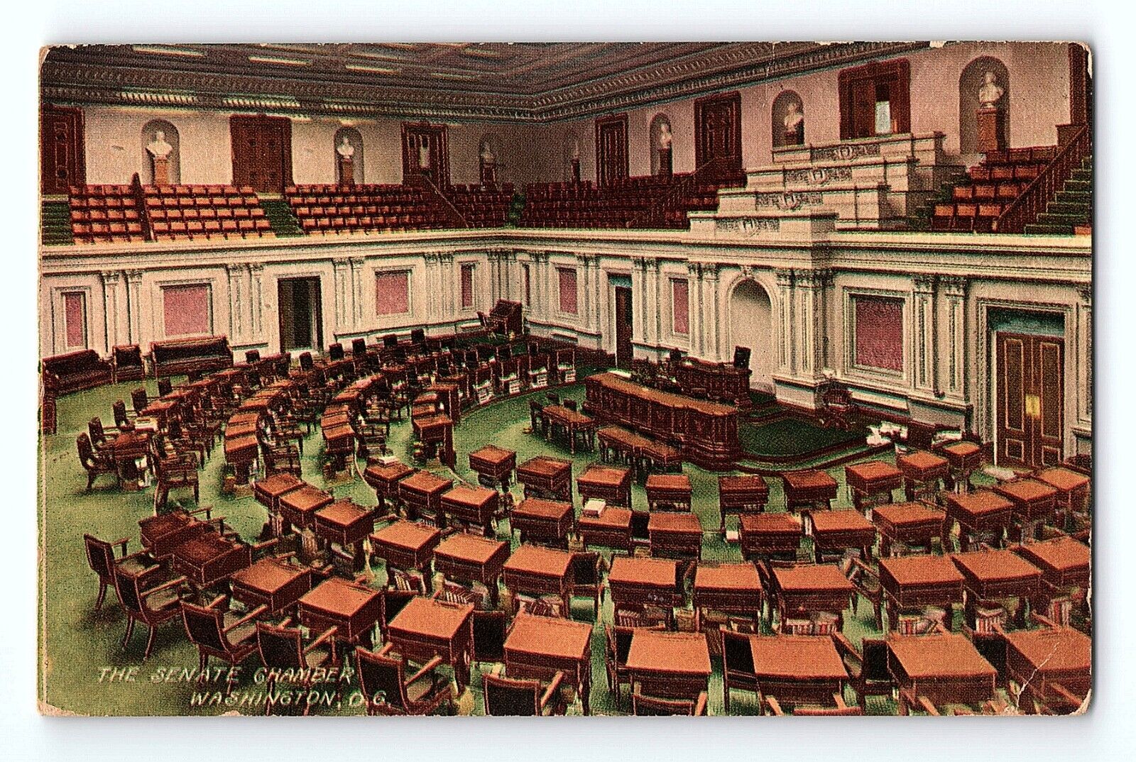 The Senate Chamber Washington D.C Vintage Postcard