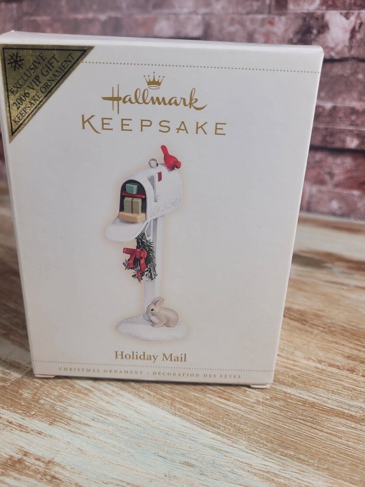 Hallmark Keepsake Ornament Holiday Mail 2006 VIP Gift - RED MAILBOX