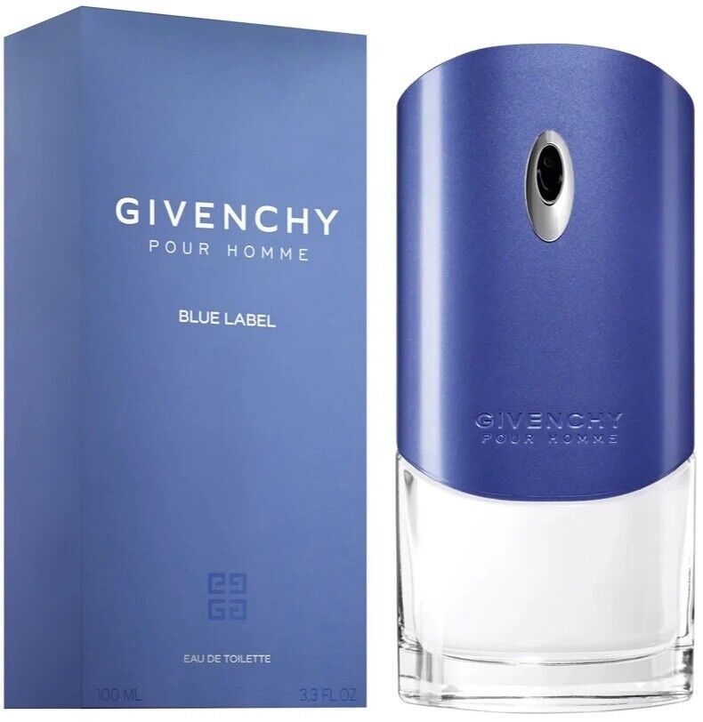 New Seal Givenchy Pour Homme Blue Label Men\'s Eau de Toilette 100 ml 3.3 oz