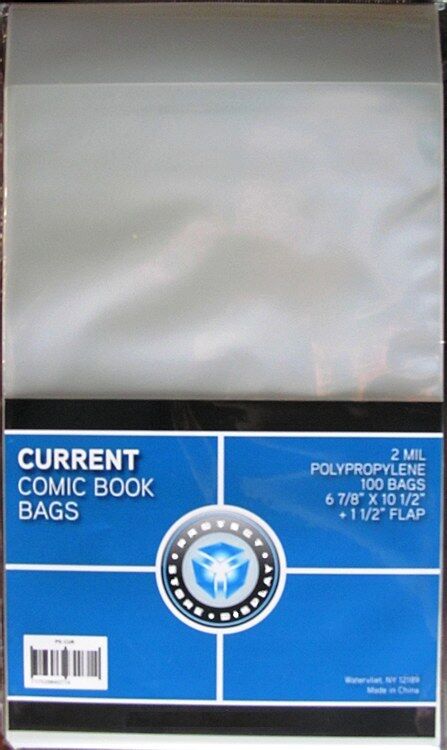 4000 New CSP CURRENT/MODERN Comic Book Archival Poly Bags- 6 7/8 X 10 1/2