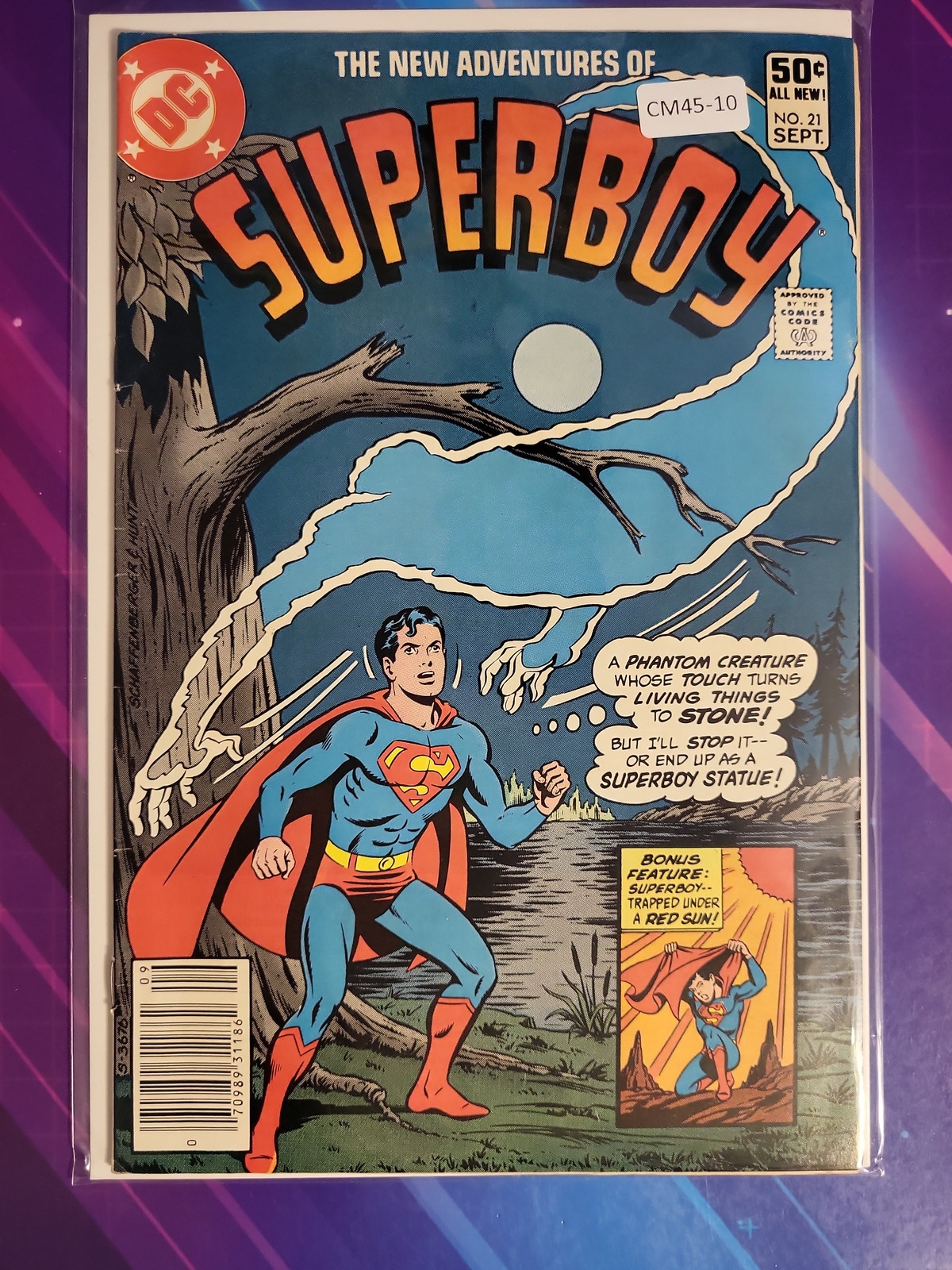 NEW ADVENTURES OF SUPERBOY #21 6.0 NEWSSTAND DC COMIC BOOK CM45-10
