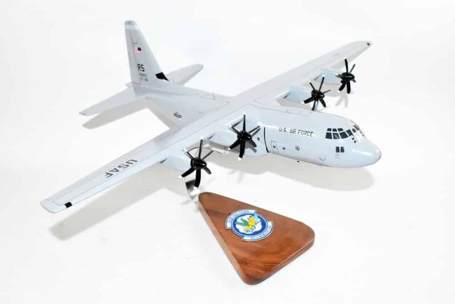 Lockheed Martin® C-130J, 37th Airlift Squadron Blue Tail Flies, Mahogany 1/74