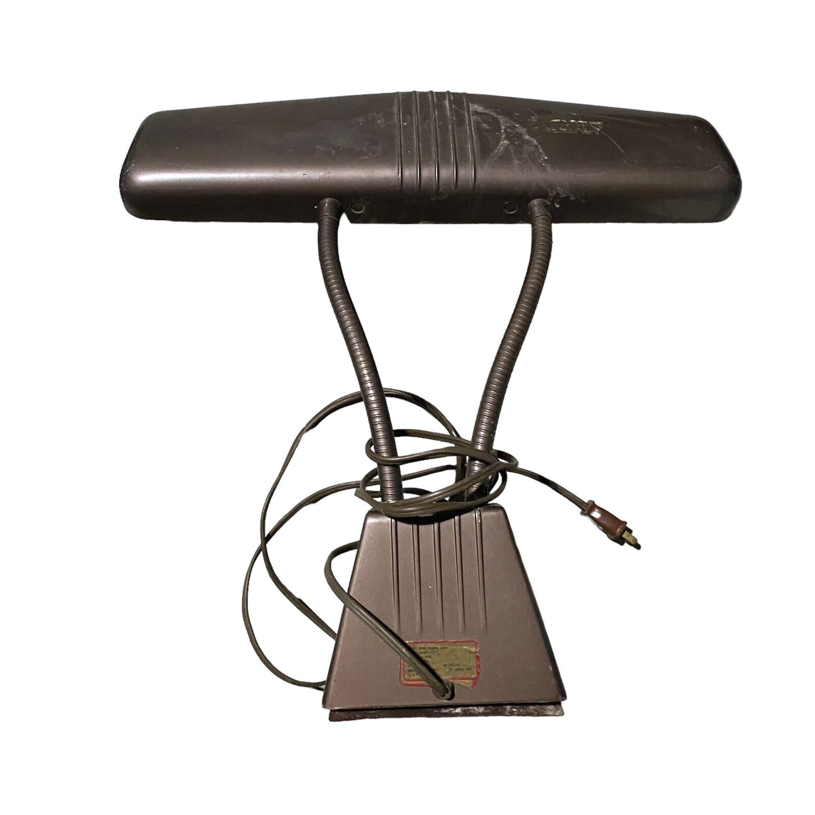 Vtg Dazor 40’s Art Deco Model 1000 Desk Lamp Mid Century Modern Industrial WORKS