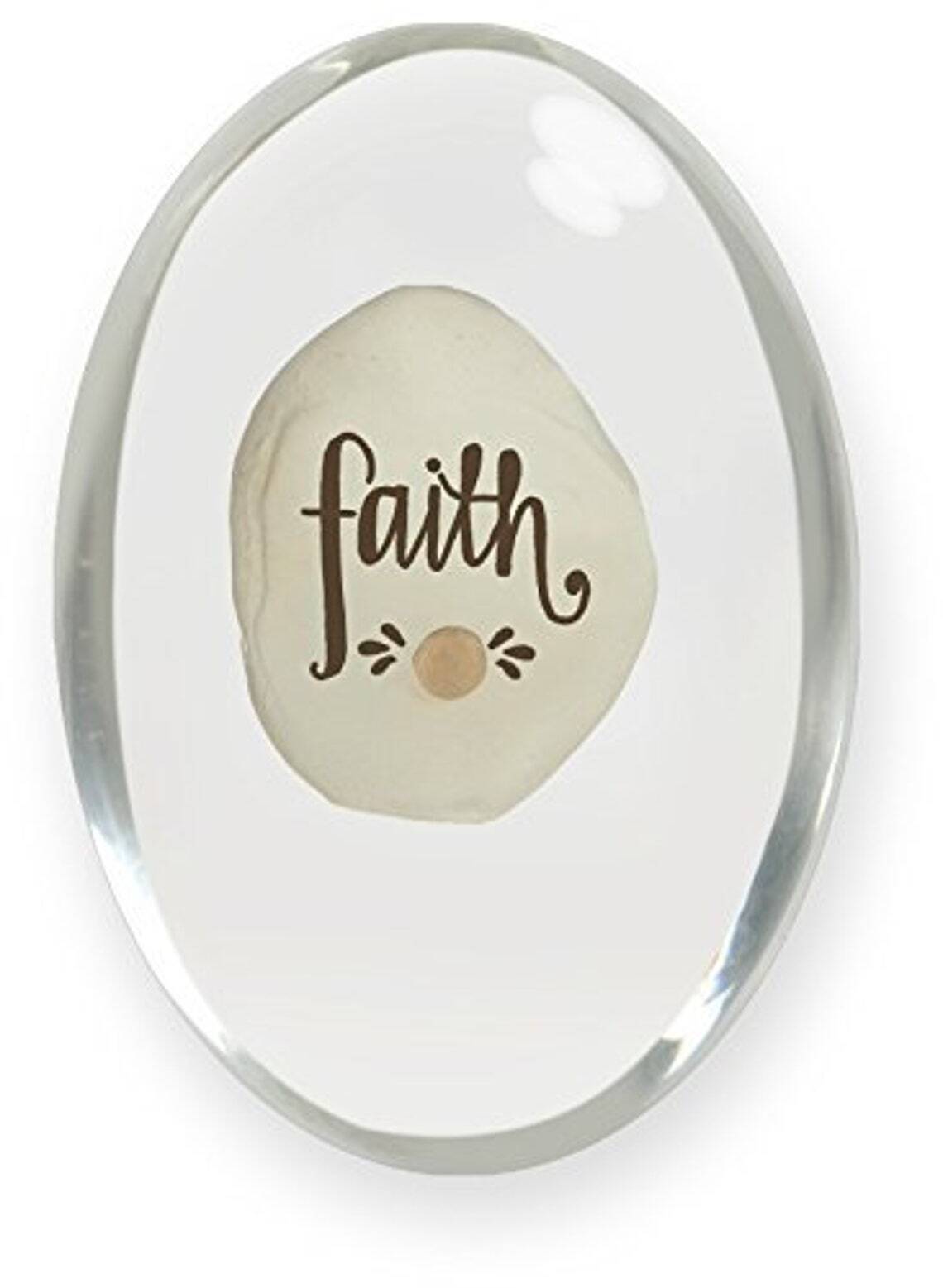 Faith of A Mustard Seed Pocket Stone (8671) by AngelStar NEW