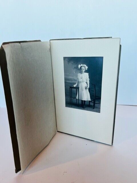 Cabinet Card Photo Creepy Horror antique Haunted 1900s Helen Barkon scary girl 