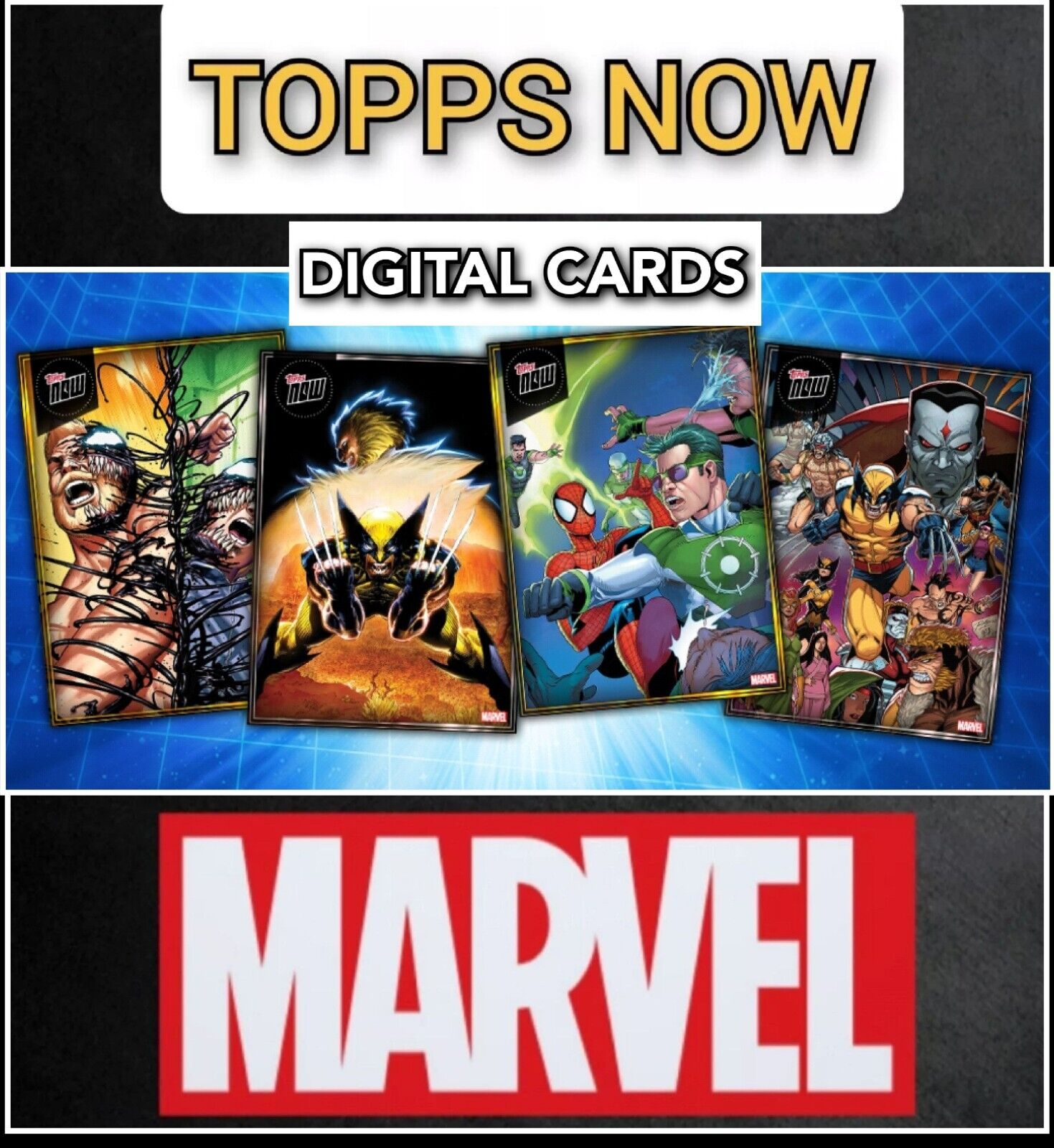 Topps Marvel Collect TOPPS NOW 2024 July 3 Gold And Silver 16 Digital Cards