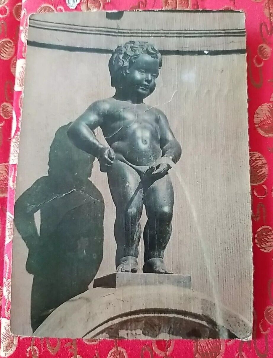 Brussels Manneken Pis posted 1970\'s Continental size 