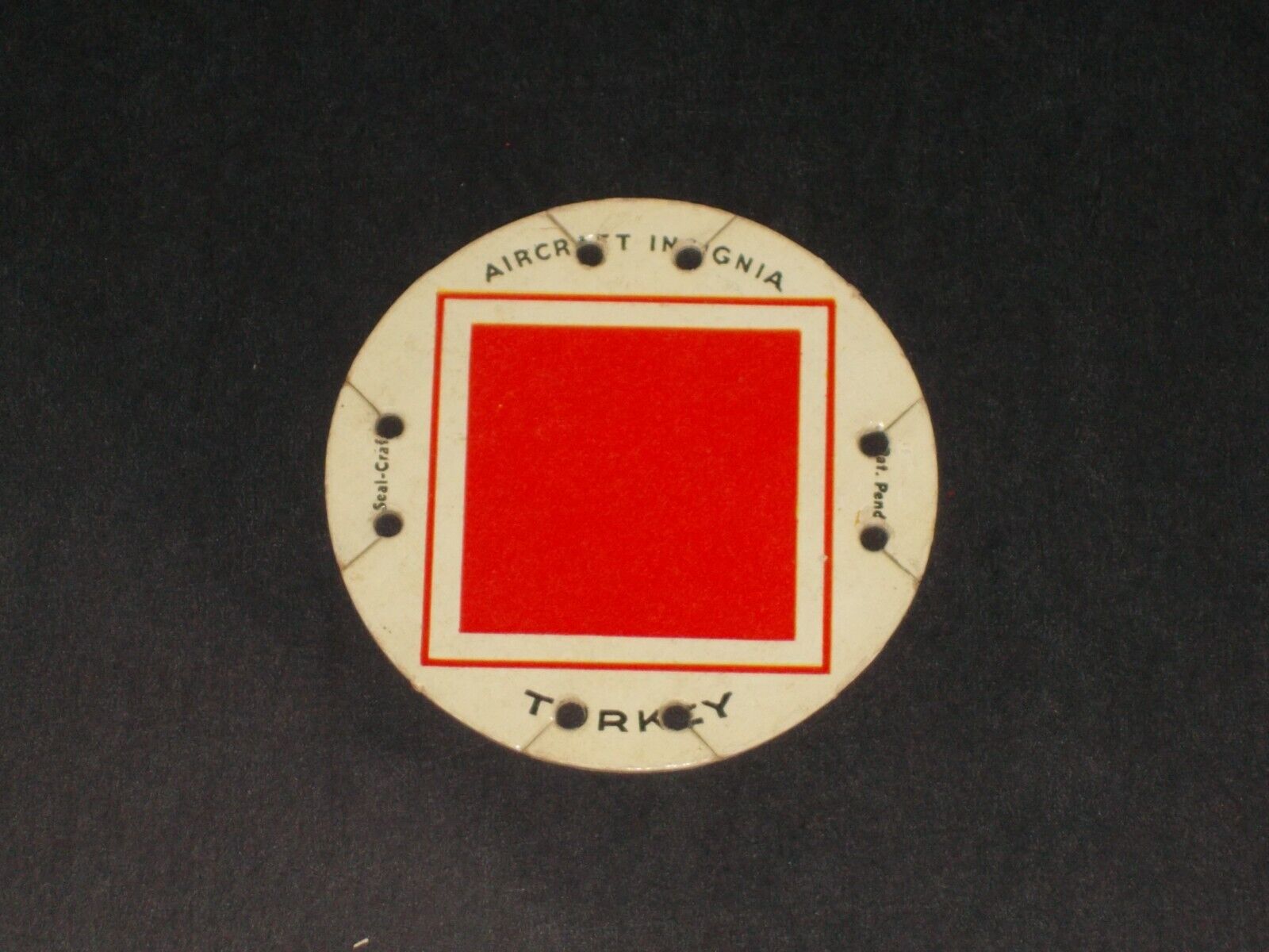 Seal Craft Disc (R123) #61, NICE CARD   Turkey