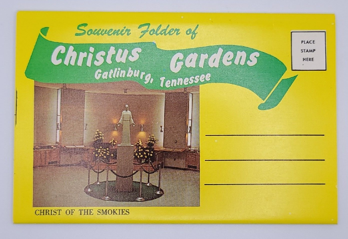 Vintage 1950\'s Souvenir Folder of Christus Gardens Gatlinburg TN Biblical Bible 