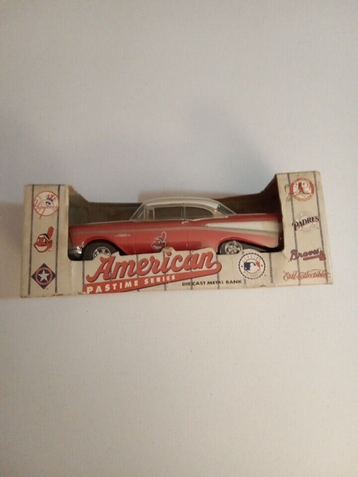 MLB CLEVELAND INDIANS 1957 CHEVY, American PASTIME SERIES, Ertl Collectibles