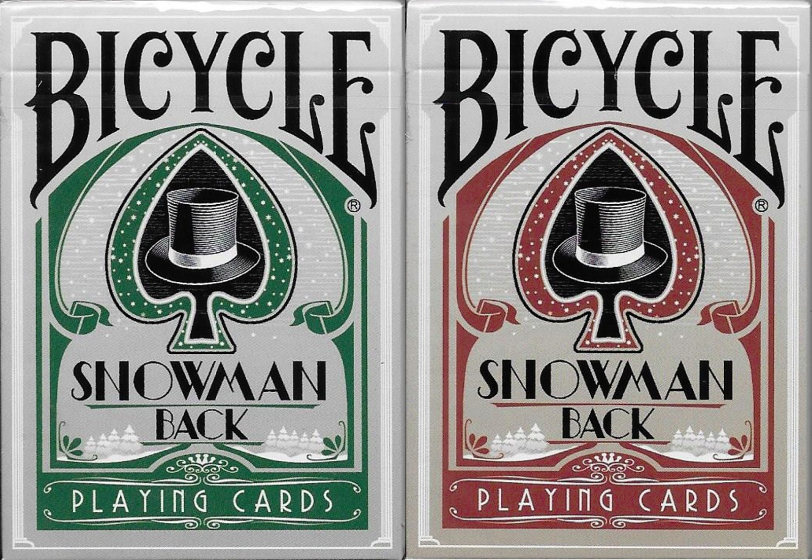 Bicycle Snowman Playing Cards 2 Deck Set – Limited Edition - SEALED