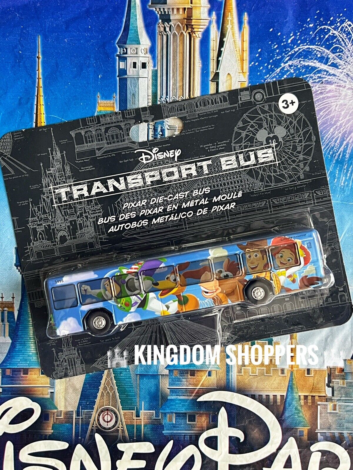 2024 Disney Parks Diecast Bus Transport Toy Story Wrap Woody Buzz Jessie Slinky