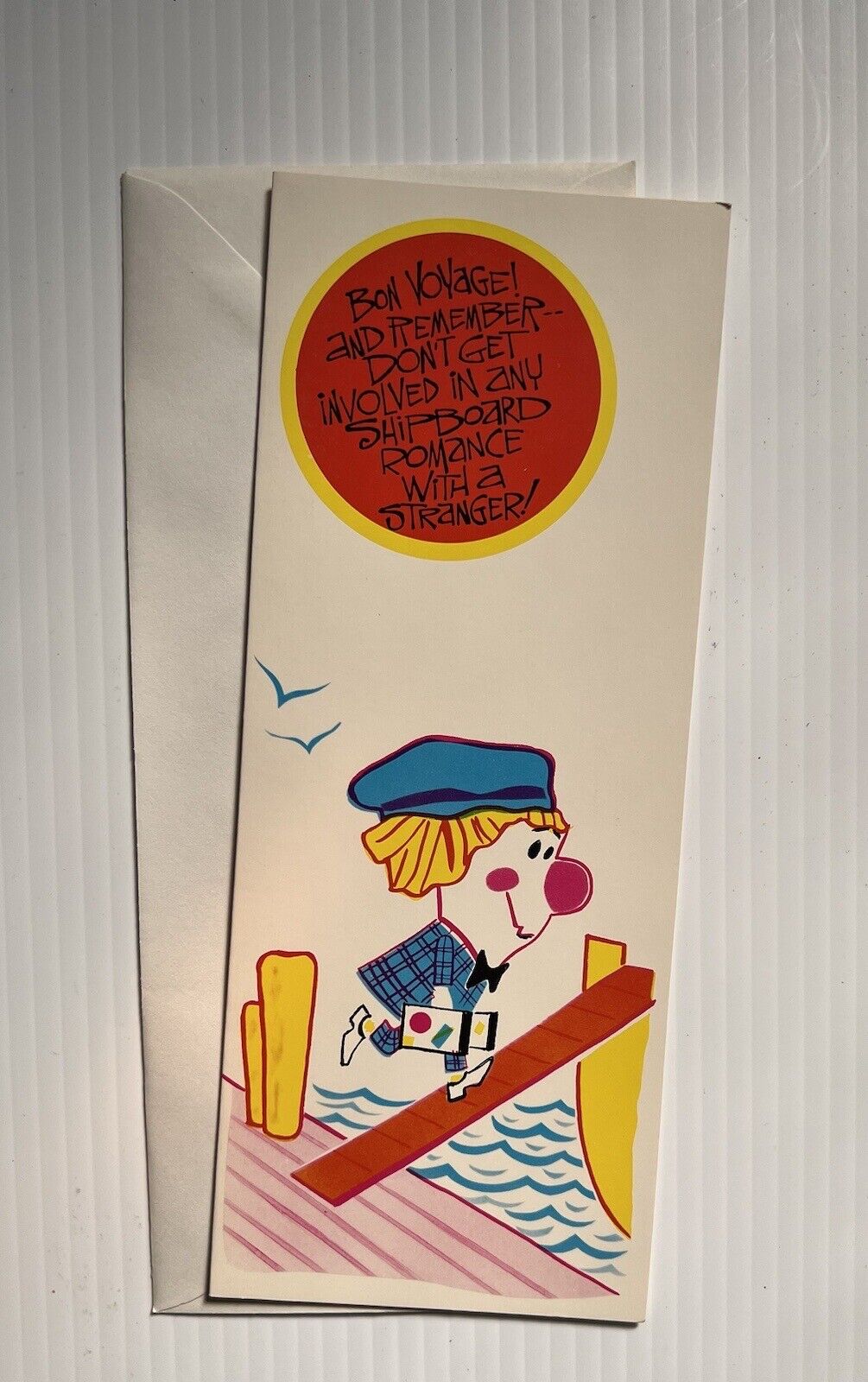 Vintage New Unused Kitschy Greeting Card Charmers By Charm Craft Blank Card MCM