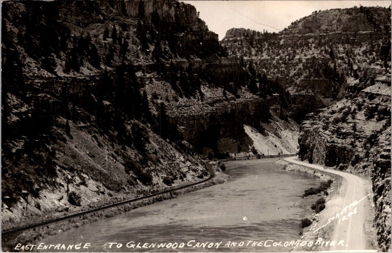 RPPC Entrance Glenwood Canyon Roadway Colorado River Colorado CO Schutte