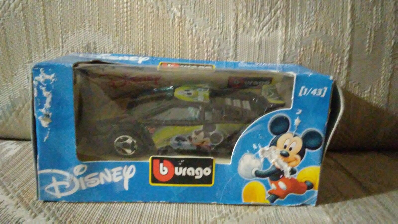 Disney Mickey Mouse Bburago 1/43 Die Cast Car Lamborghini Countach 5000 Black...