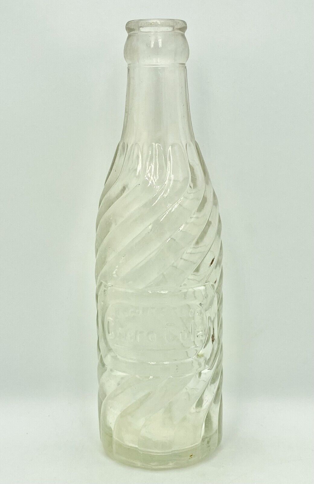 Chero Cola Bottle Swirl BYRD BROS 6 fl. oz. Vintage Soda Beverage Bottle