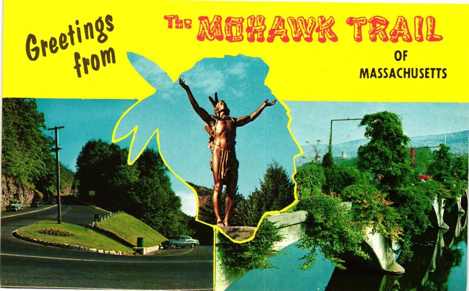 VTG Postcard- P47560. Mohawk Trail Massachusetts. Unused 1960