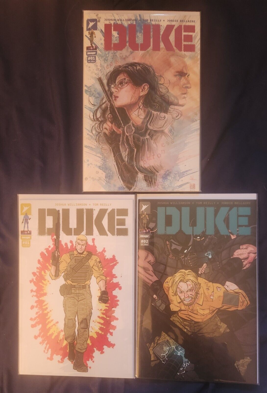 Duke #1  1:250 R.I.  #1 SDCC, AND #2 COVER A