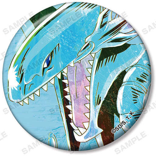 Badge Blue-Eyes White Dragon Yu-Gi-Oh Duel Monsters Trading Ani-Art Can