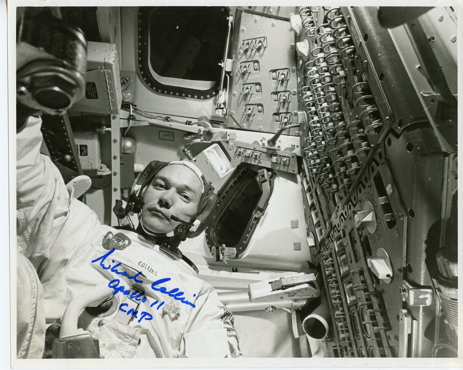 SALE Astronaut Archives offers signed Michael  Collins Official  NASA glossy