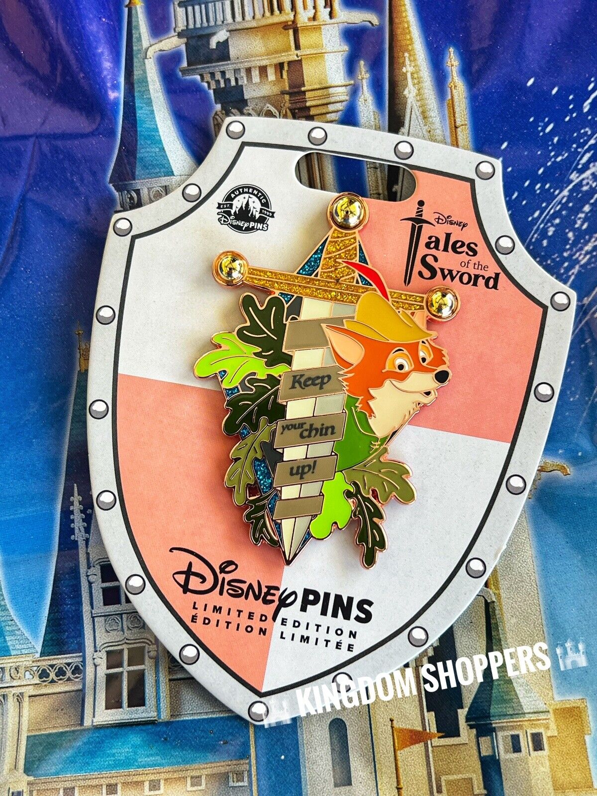 2024 Disney Parks Tales Of The Sword Collection Single Pin Robin Hood LE 3000