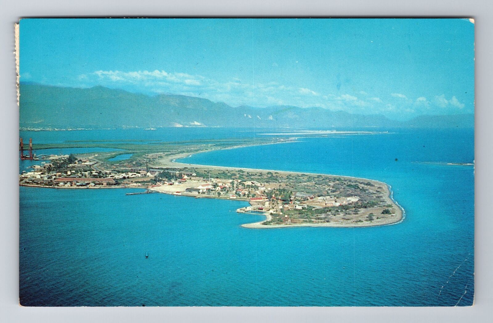 Port Royal-Jamaica, Birds Eye View of Port Royal, Antique Vintage Postcard