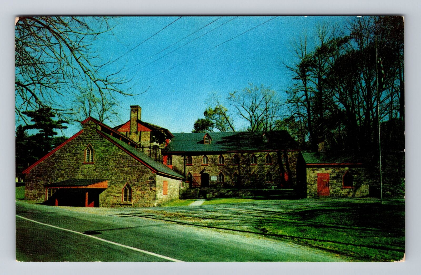 Cornwall PA-Pennsylvania, Old Charcoal Furnace, Antique, Vintage Postcard