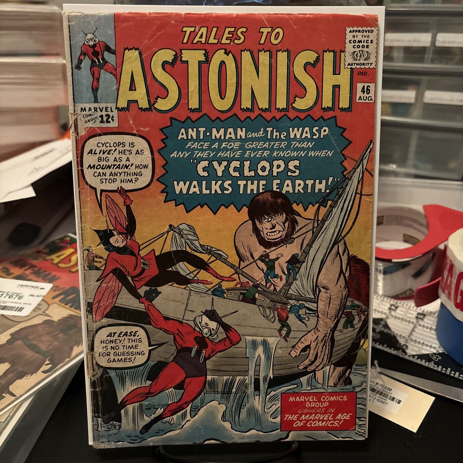 1963 Marvel TALES TO ASTONISH #46 ~ cover detached ~ Ant-Man, 3rd Wasp Low Grade