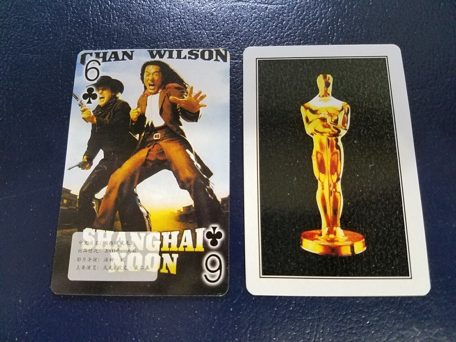 Jackie Chan Owen Wilson Shanghai Noon Hollywood Playing Card
