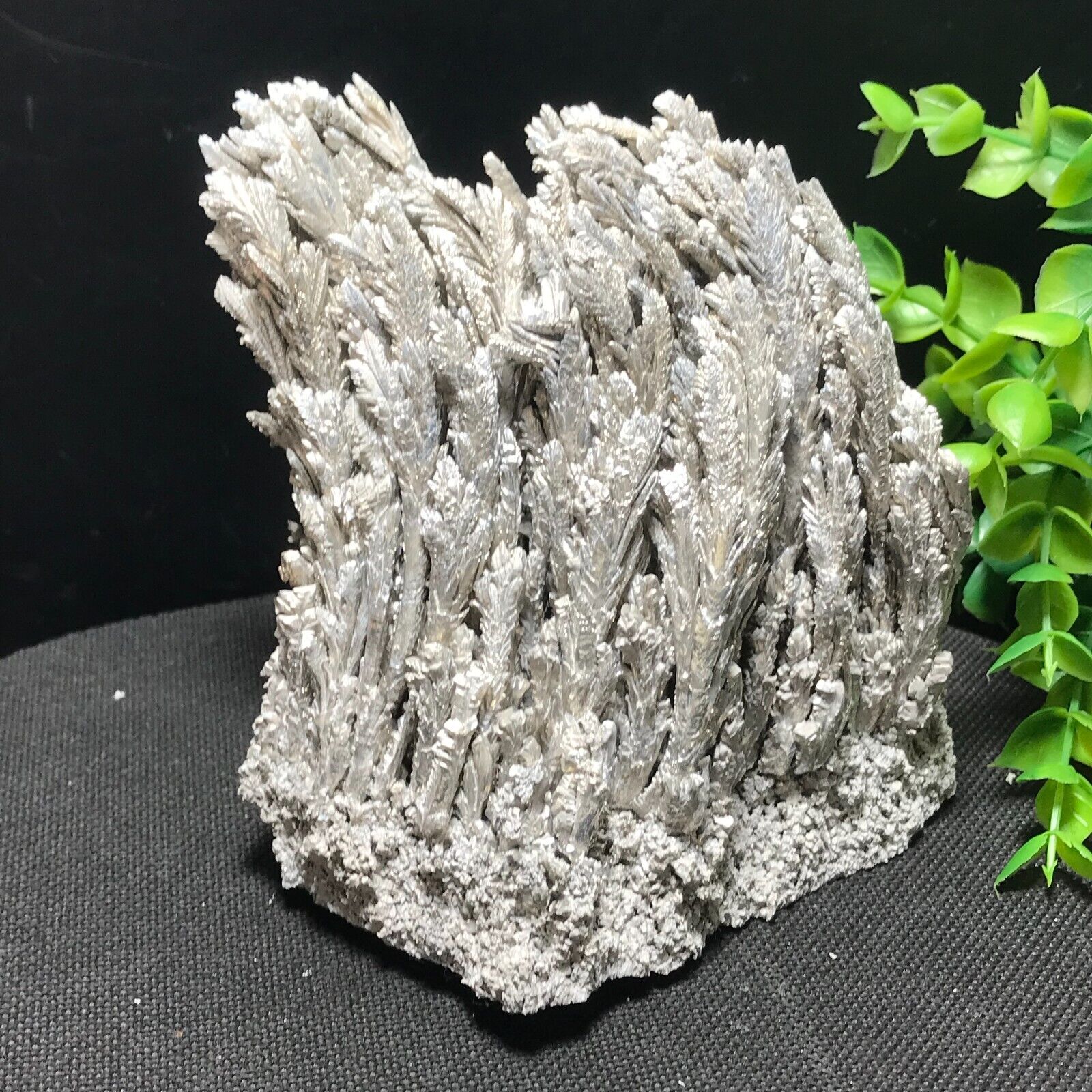 311g Top Rare Magnesium Ore Wave Shape Cluster Mineral Specimen 07