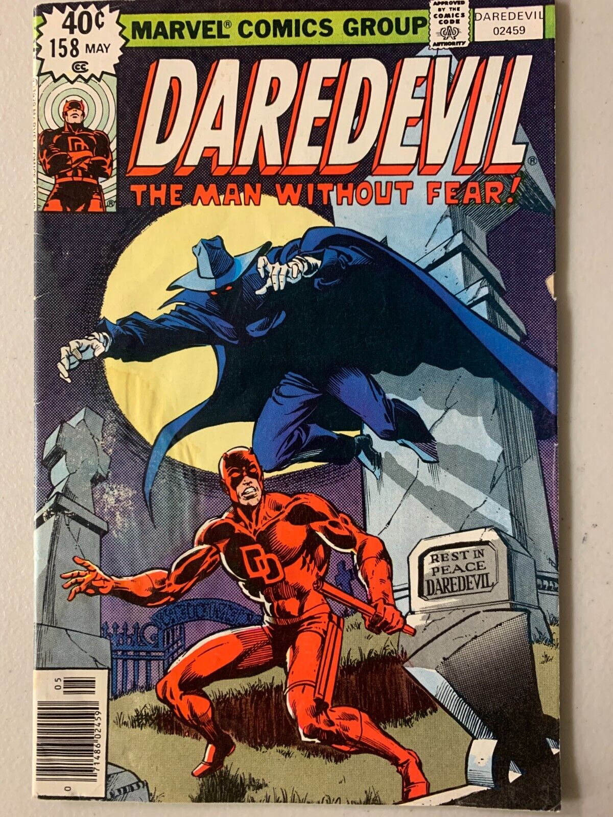 Daredevil #158 newsstand 1st Frank Miller art 3.0 (1979)