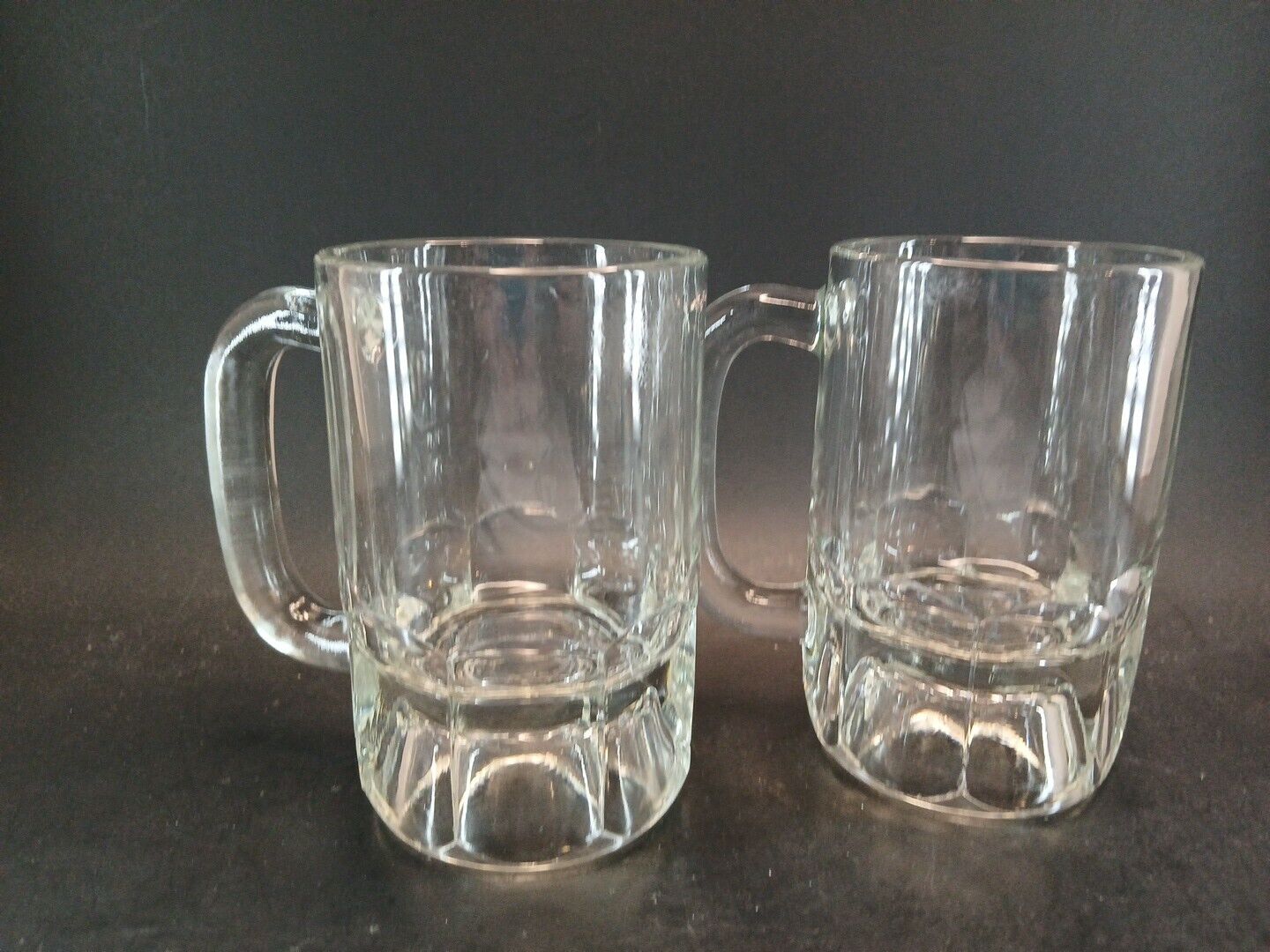 Mini Beer Mugs Heavy Glass Set Of 2
