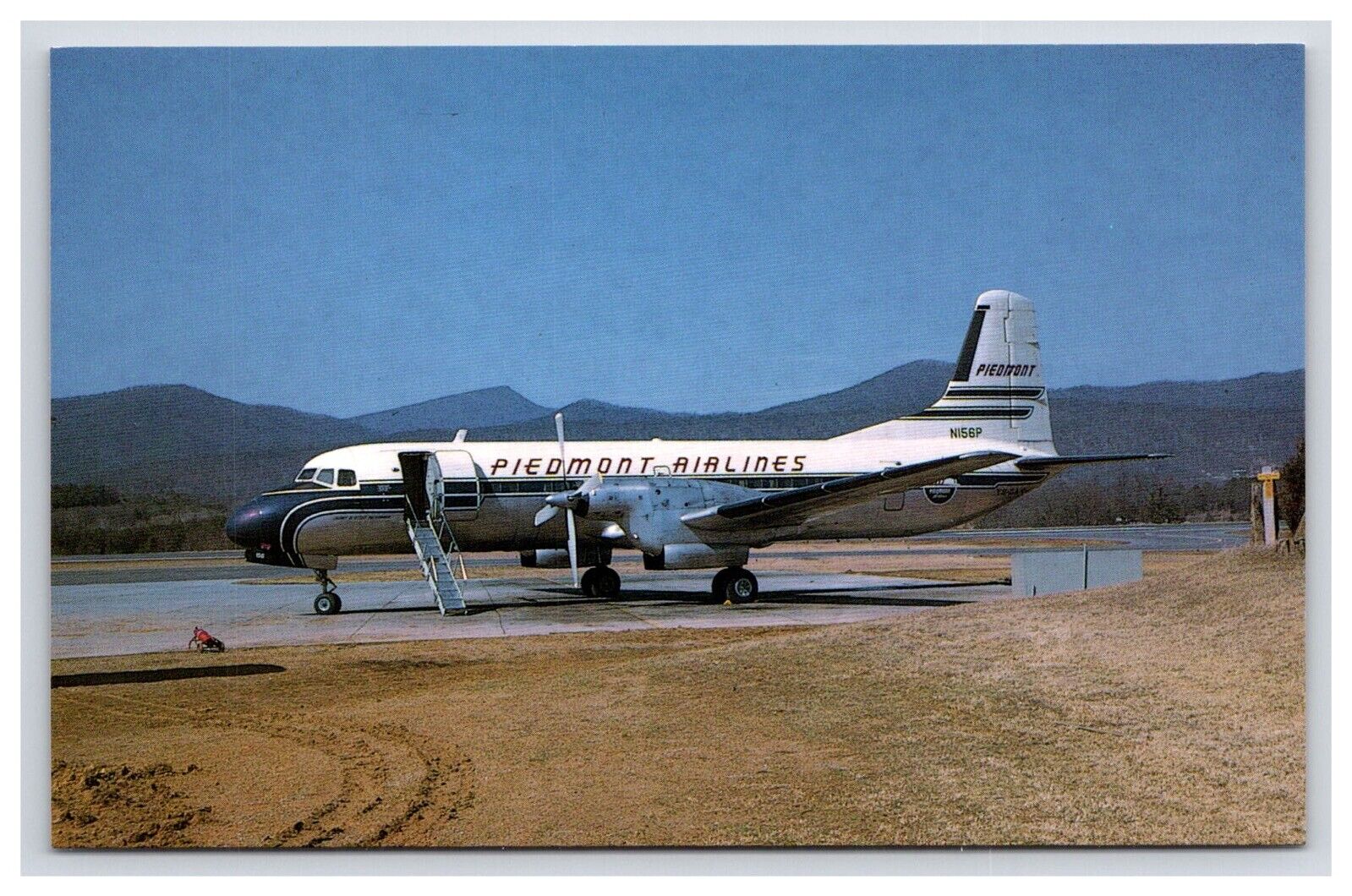 Postcard: Aircraft: 1971 Piedmont Airlines, NAMC YS-11A, N156P - Unposted