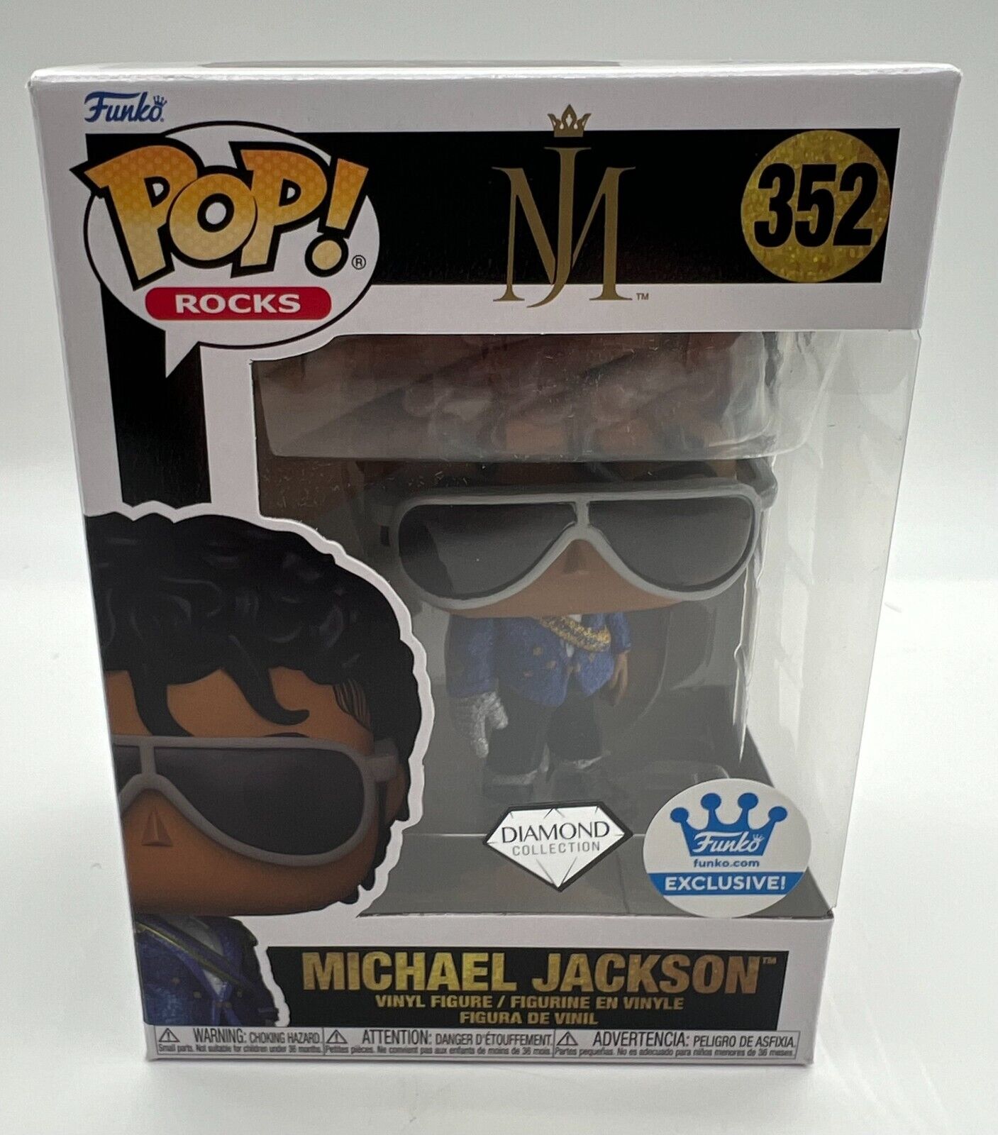 Funko Pop Michael Jackson #352 1984 Grammys Diamond Funko Shop w/ Protector