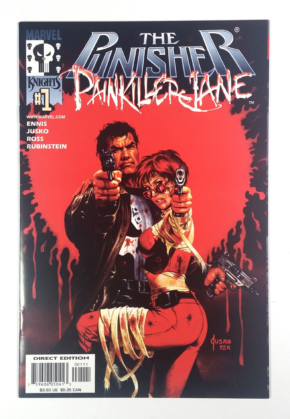 THE PUNISHER/PAINKILLER JANE #1 One Shot Key Issue (2001) Marvel Comics