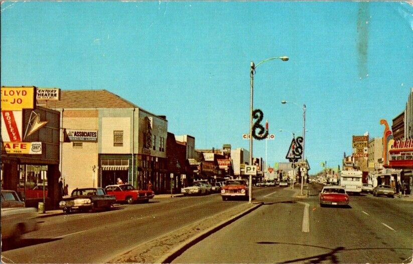 Vintage Postcard Main Street Lamar CO Colorado                             H-296