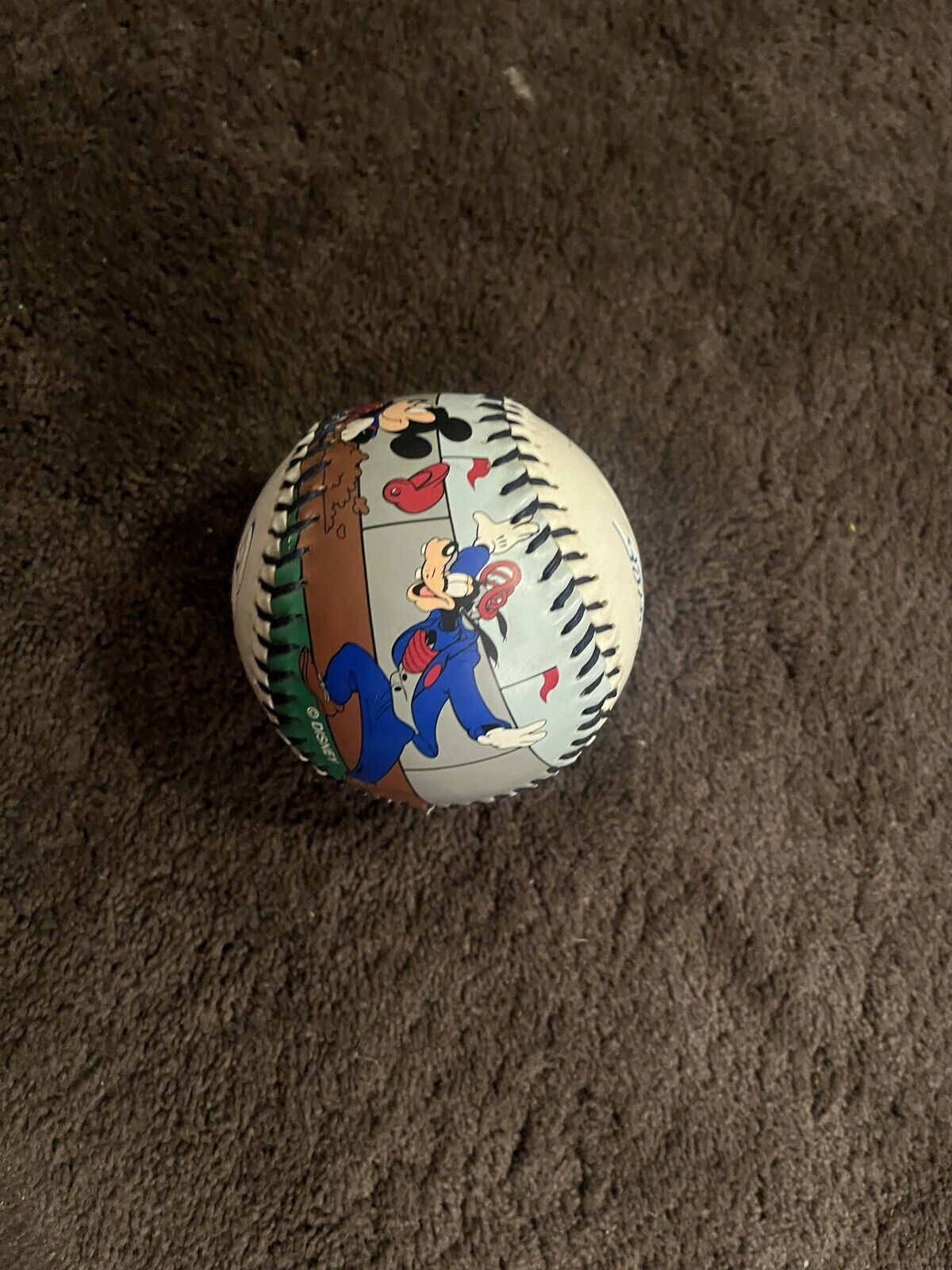 Vintage Disney Mickey, Minnie, Goofy, And Donald Duck Softball