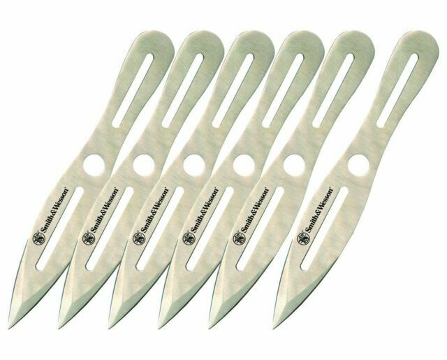 Smith & Wesson Set of 6, 8 inch Throwing Knives SWTK8CP BNIB 