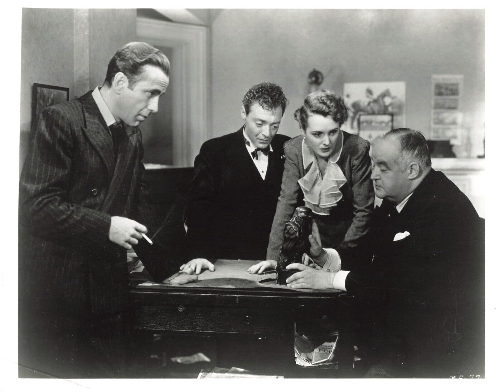 Peter Lorre Humphrey Bogart Movie Photo 8x10 The Maltese Falcon  *P54b