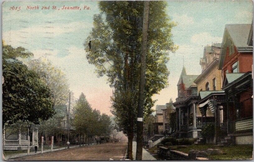 1911 JEANETTE, Pennsylvania Postcard \