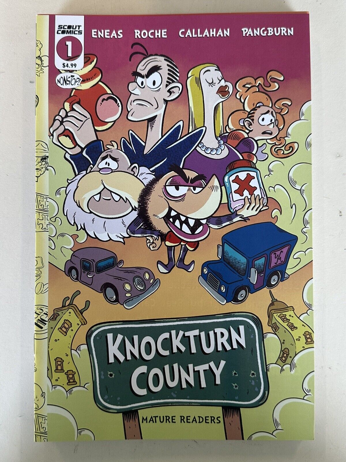 KNOCKTURN COUNTY #1 SCOUT COMICS 2022 NEW/UNREAD/BAGGED/BOAREDED 🐶