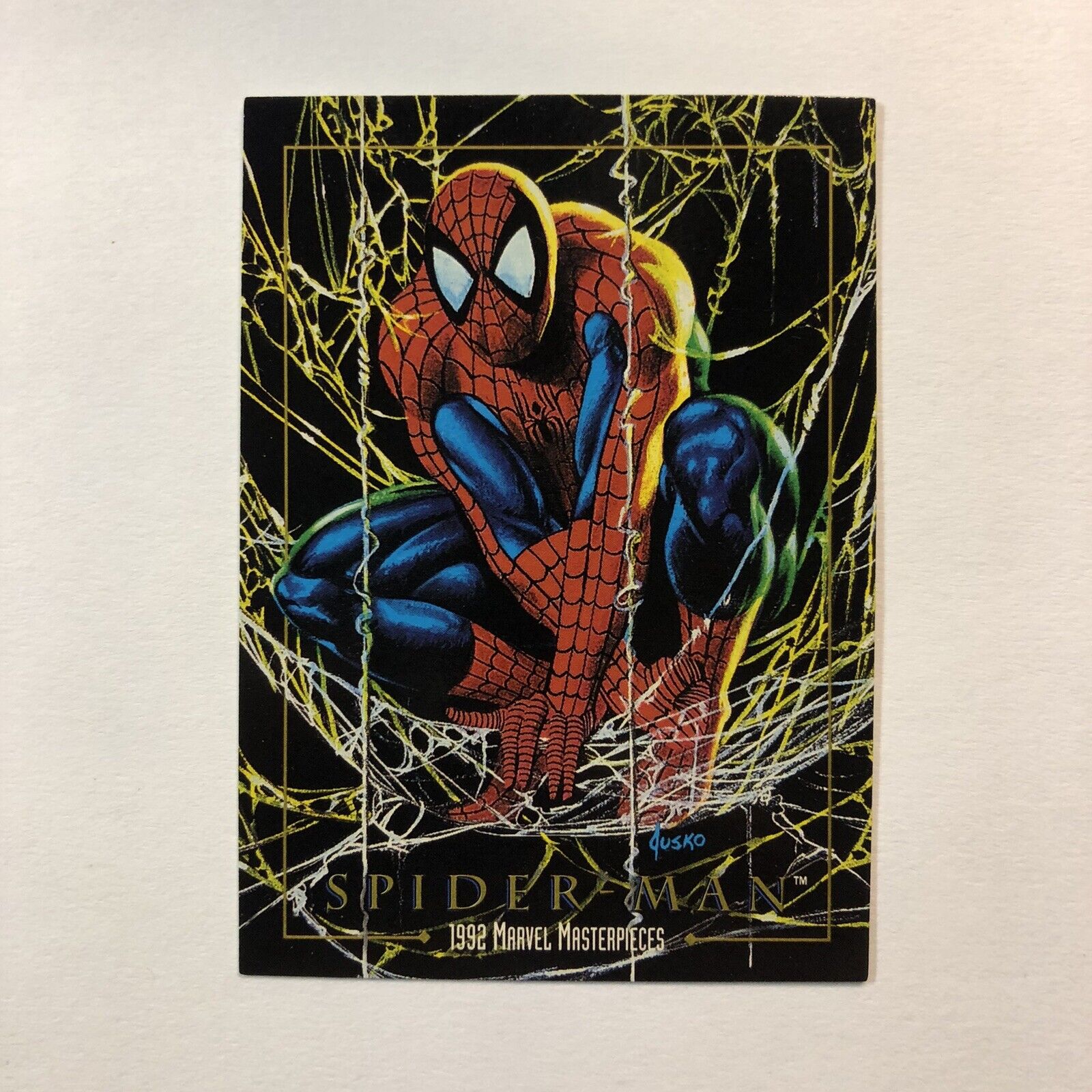 1992 Marvel Masterpieces Spiderman #87
