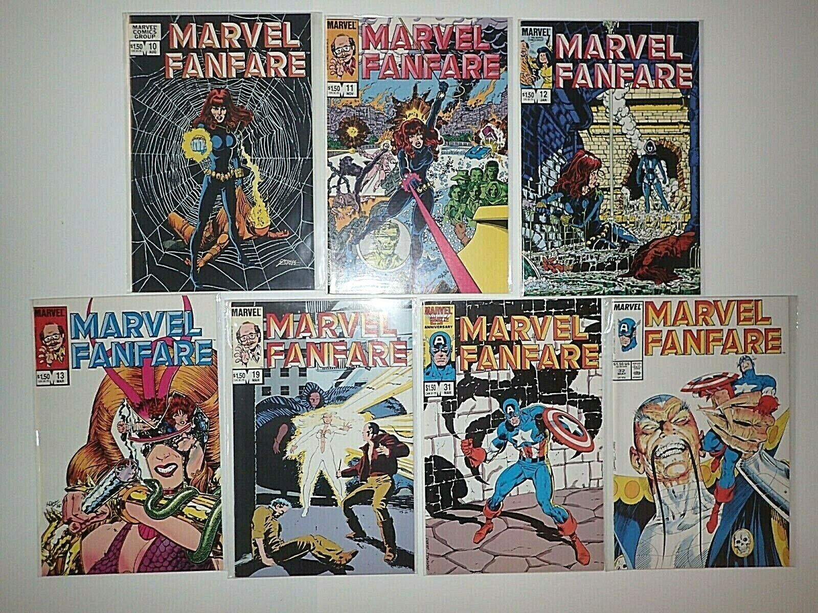 1983-1987 Marvel Fanfare 10-13,1st Iron Maiden & 19,31,32
