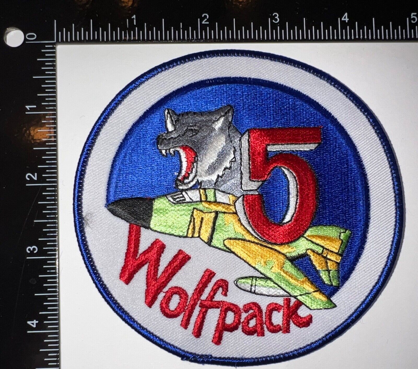 USAF US Air Force Academy 5th Wolfpack Cadet Squadron Patch