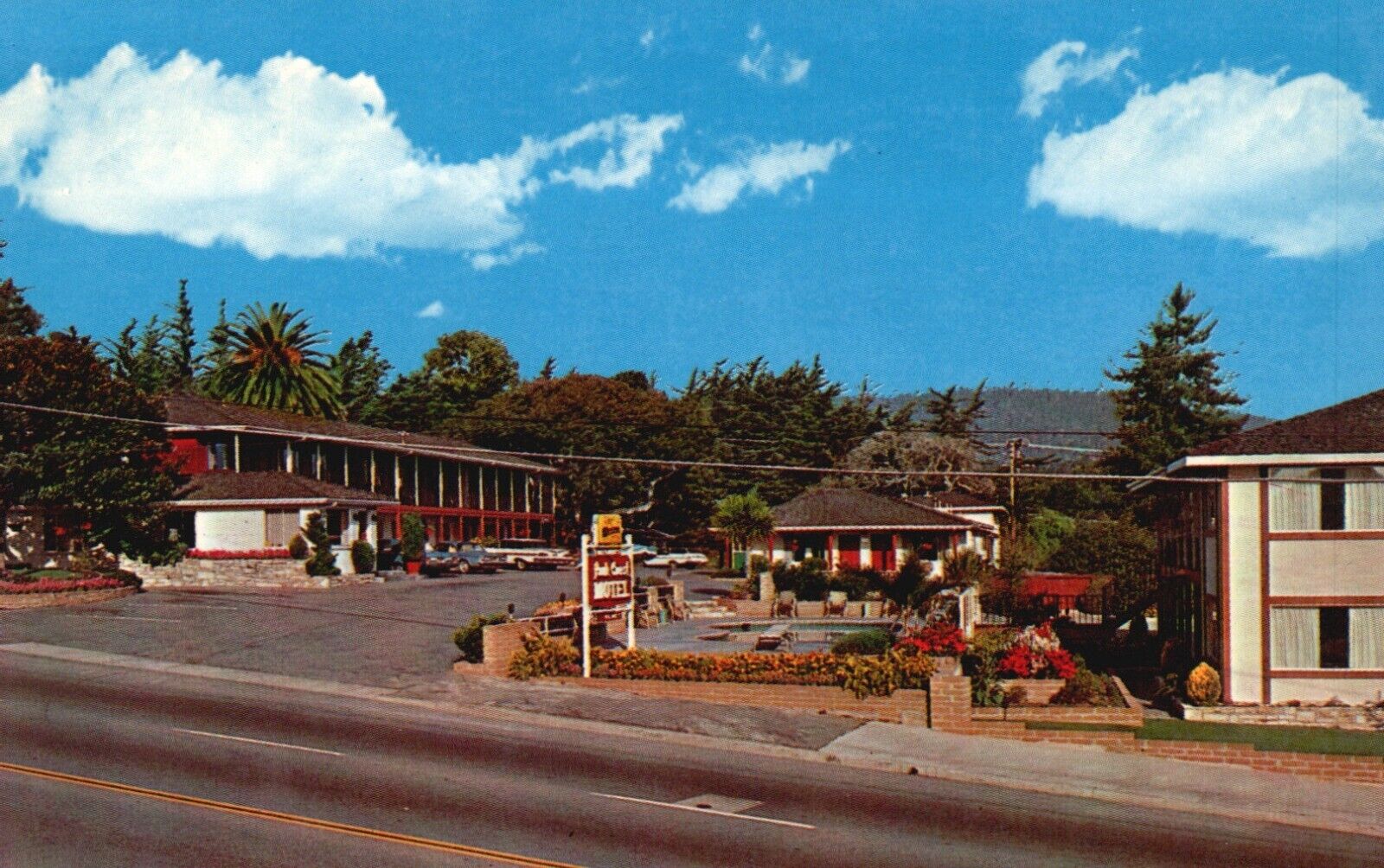 Postcard CA Monterey California Ireland\'s Park Crest Motel Vintage PC e3601
