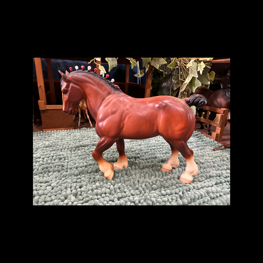 Breyer Traditional Model Horse Vintage Breyer #80 Clydesdale Stallion
