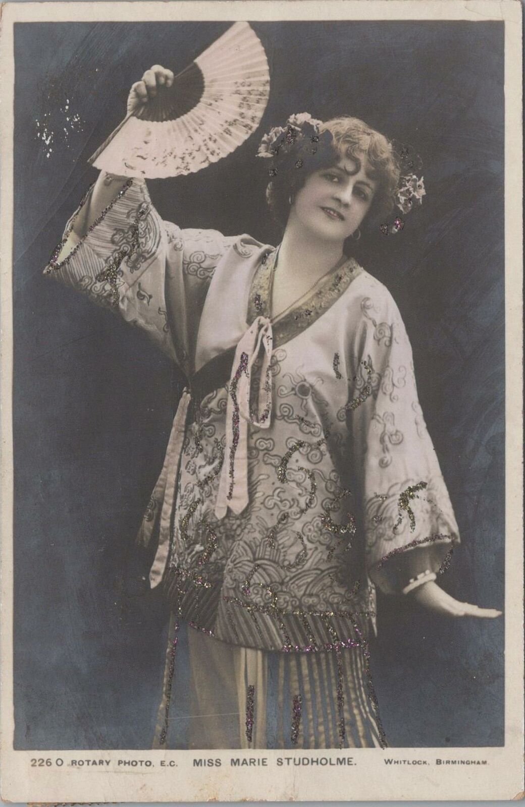 RPPC Postcard Actress Miss Marie Studholme 