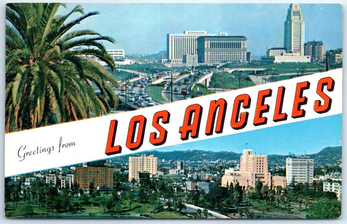 Postcard - Greetings from Los Angeles, California