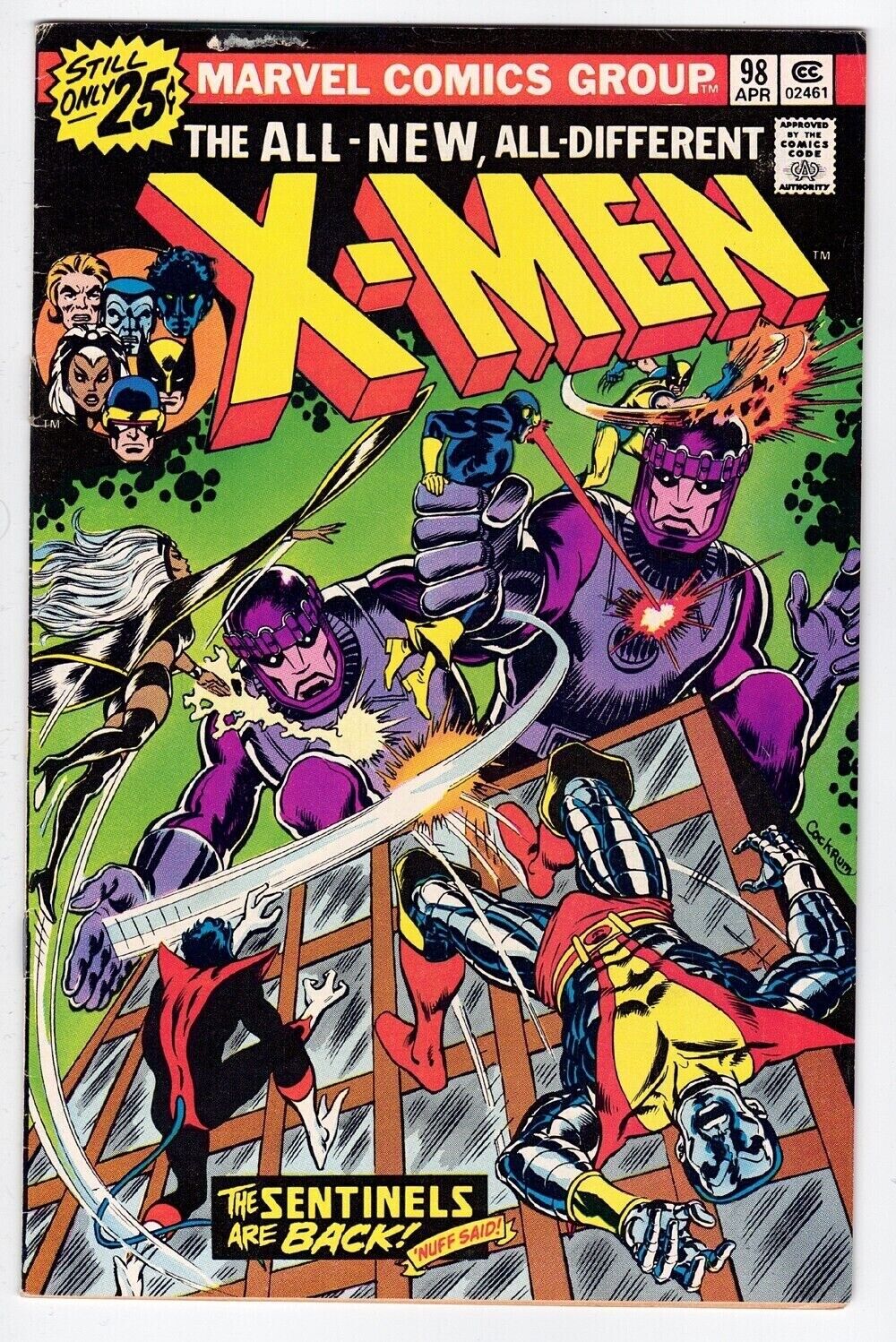 Uncanny X-Men #98, FN 6.0, 1st Amanda Sefton; Sentinels