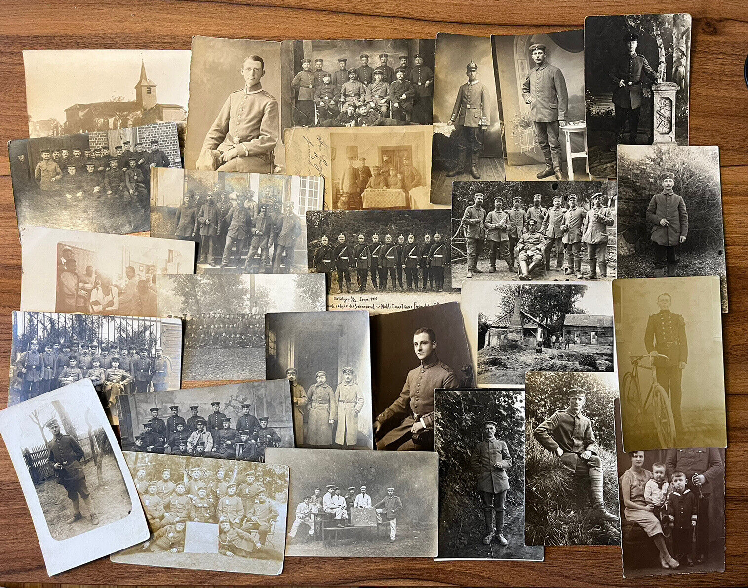 Lot of 20+ World War I German Real Photo Postcards RPPC Images Soldiers More
